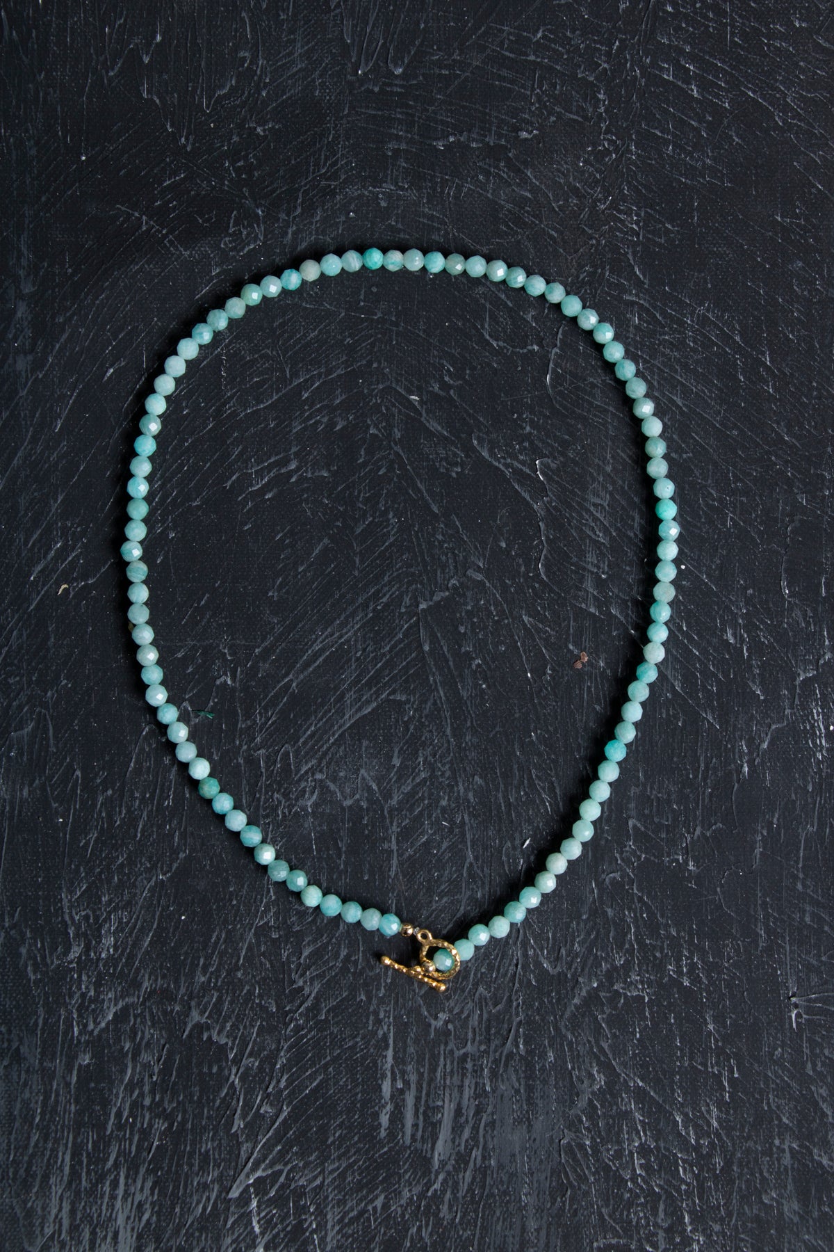 Sertifikalı Amazonit  Fasetli Altın Kaplama Doğal Taş Set