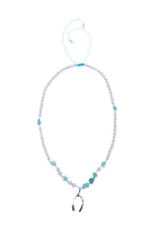 Sertifikalı Apatit, Ay Taşı Gümüş Kapama Doğal Taş Kolye