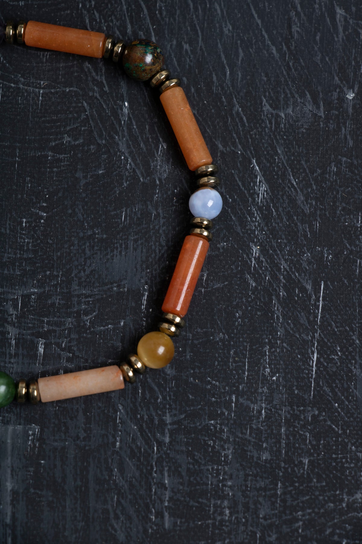 Sertifikalı Apatit, Krizokol ve Yeşim Boğa Burcu Bilekliği