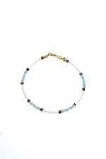 Sertifikalı Apatit ve Pembe Kuvars Doğaltaş Bileklik