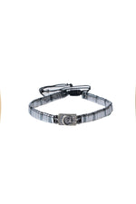 Sertifikalı Ay Yıldız Gümüş Aparatlı Hematit Doğal Taş Makrome Bileklik