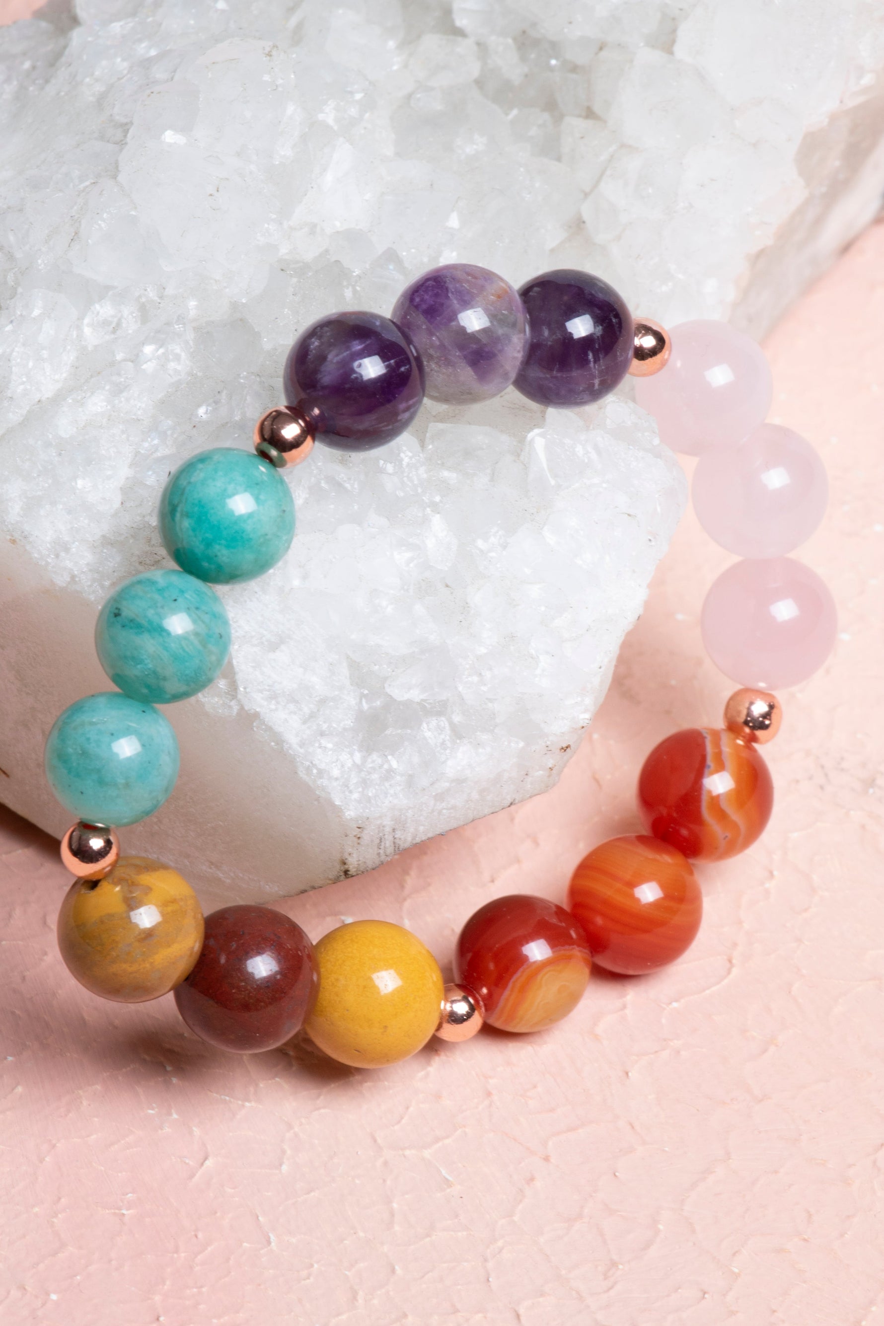 Sertifikalı  Doğal Taş Bileklik -Başak Burcu