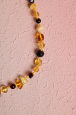 Sertifikalı Bebek Kehribar Doğal Taş Kolye