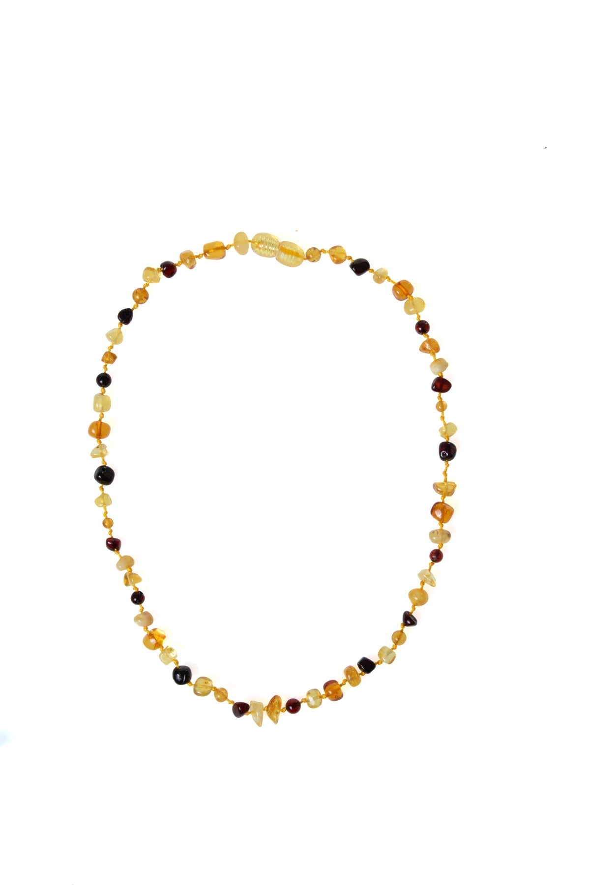 Sertifikalı Bebek Kehribar Doğal Taş Kolye