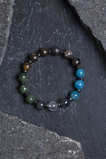 Sertifikalı Doğal Taş Bileklik/Boğa Burcu