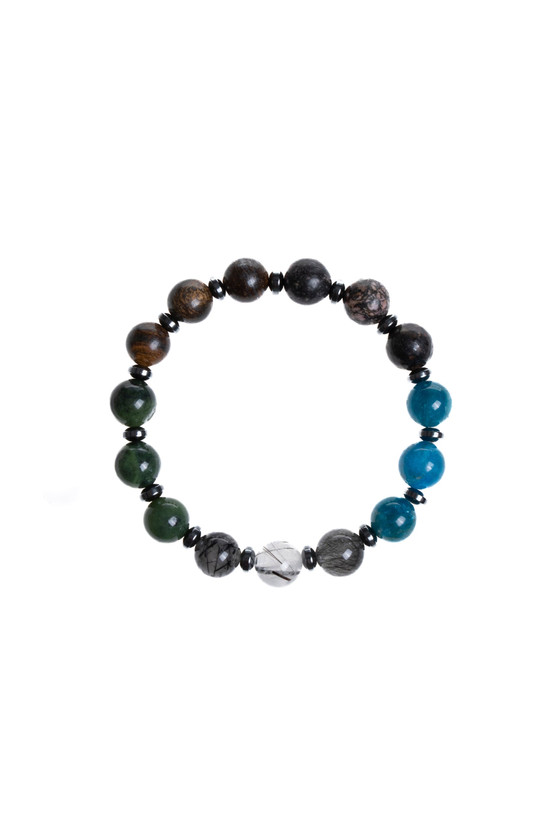 Sertifikalı Doğal Taş Bileklik/Boğa Burcu