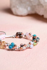 Sertifikalı Doğal Taş Makrome Bileklik-Boğa Burcu