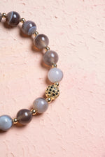 Sertifikalı Bostwana, Akik Zirkon Aparat Doğal Taş Bilelik 