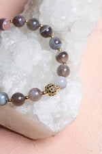 Sertifikalı Bostwana, Akik Zirkon Aparat Doğal Taş Bilelik 