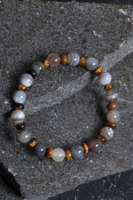 Sertifikalı Bostwana Akik, Kaplan Gözü Doğal Taş Bileklik