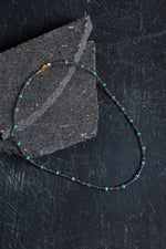 Sertifikalı Dumanlı Kuvars, Turkuaz Doğal Taş Kolye