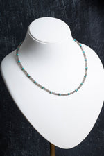 Sertifikalı Dumanlı Kuvars, Turkuaz Doğal Taş Kolye