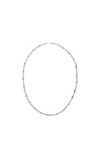 Sertifikalı Dumanlı Kuvars, Turkuaz Doğal Taş Kolye