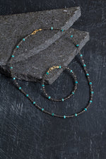 Sertifikalı Dumanlı Kuvars, Turkuaz Doğal Taş Set