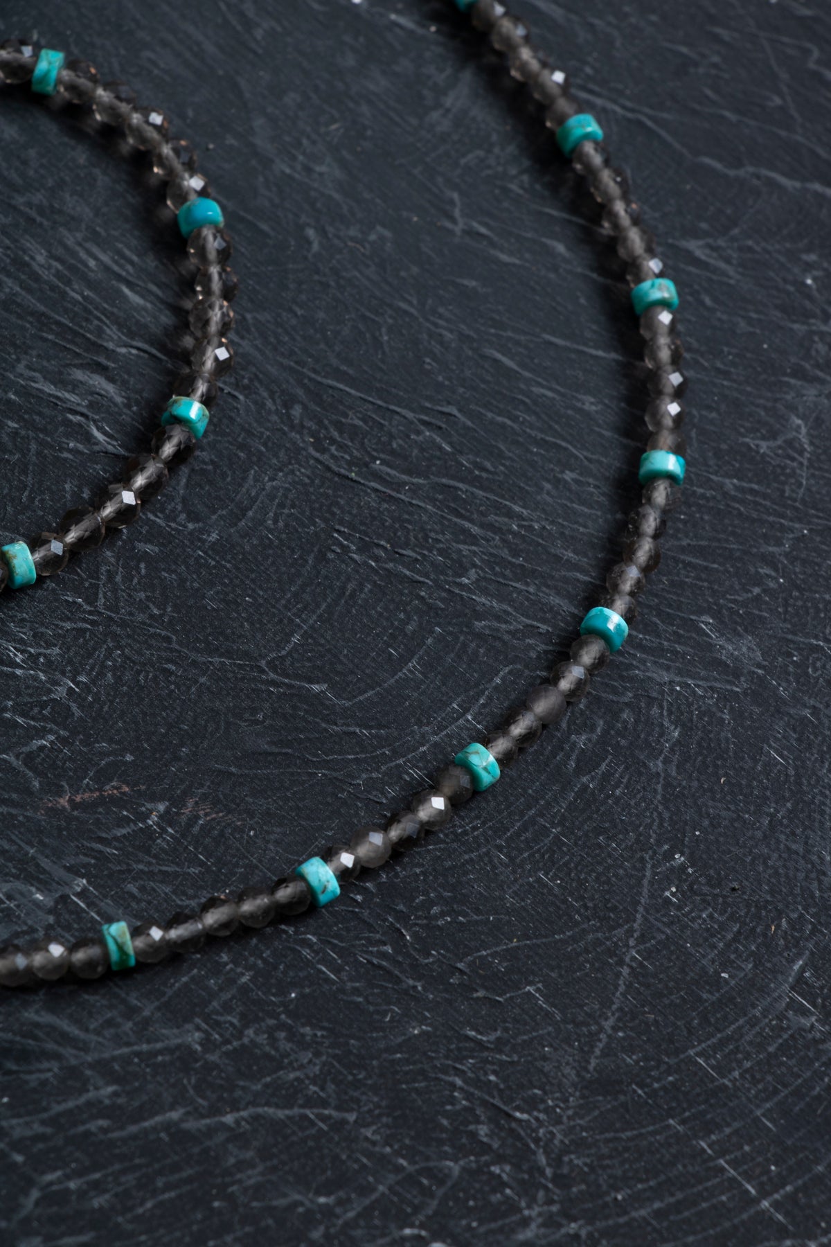 Sertifikalı Dumanlı Kuvars, Turkuaz Doğal Taş Set