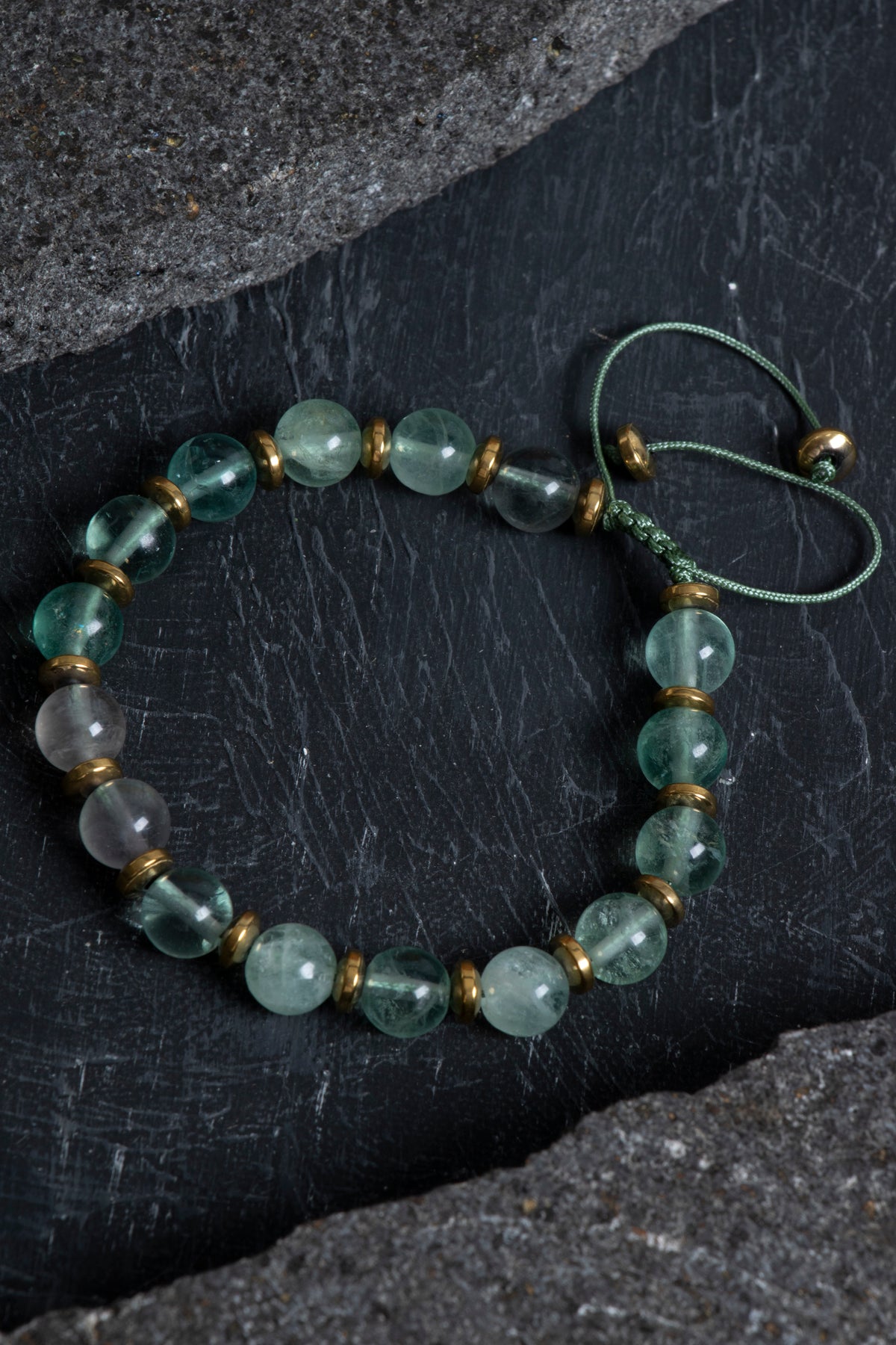 Sertifikalı Florit Doğal Taş Bileklik