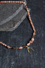 Sertifikalı Güneş Taşı Gümüş Aparat Kapama Doğal Taş Kolye