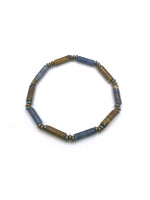 Sertifikalı Hakiki Orijinal Kaplan Gözü - Sodalit - Hematit Doğal Taş Misinalı Bileklik