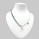 Sertifikalı Hakiki Zümrüt Gümüş Kolye 