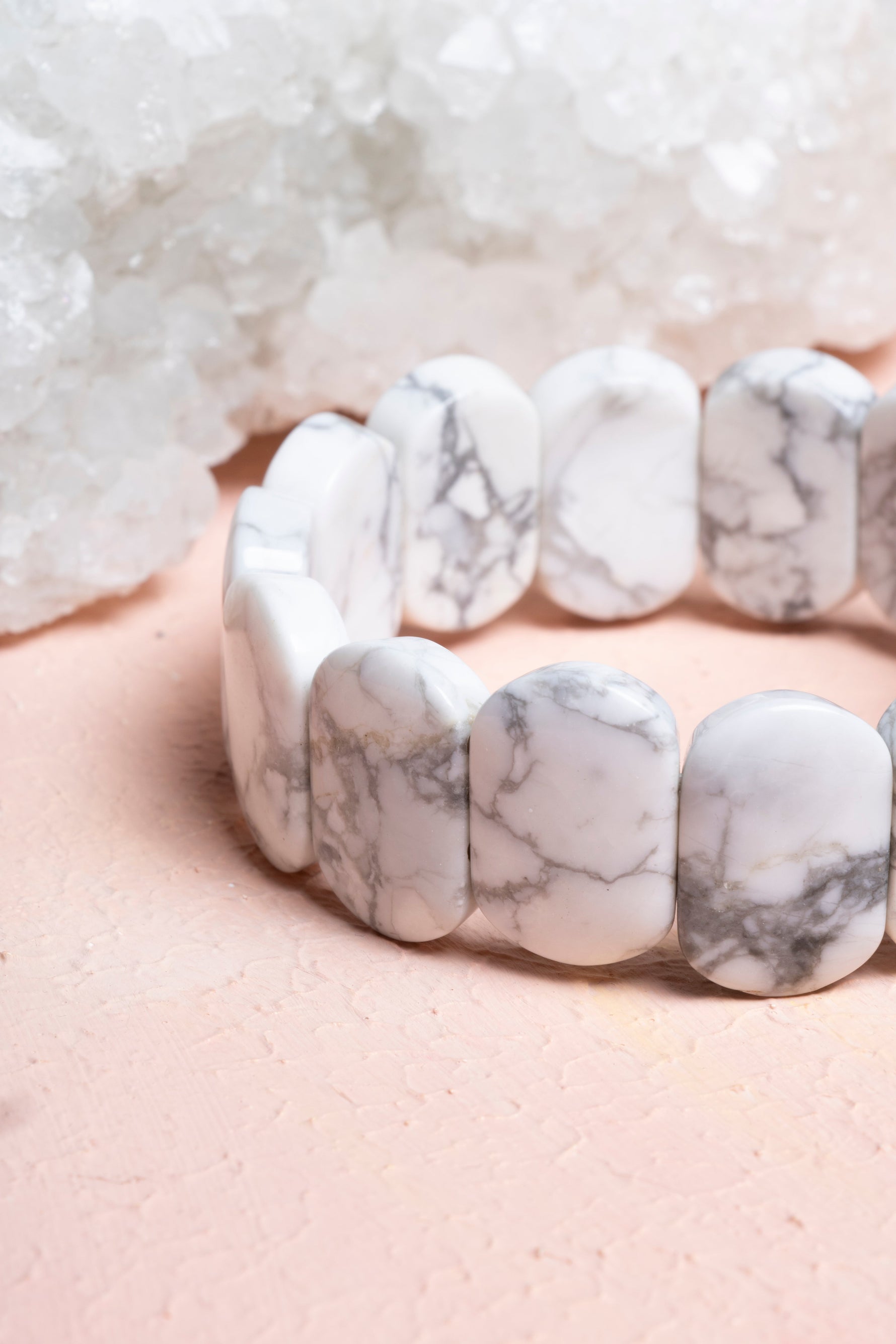 Sertifikalı Havlit  Geniş Kesim Doğal Taş Bileklik