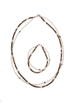 Sertifikalı İnci ve Hematit Doğaltaş Takım