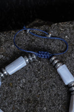 Sertifikalı Kalsedon ve Hematit Doğal Taş Bileklik