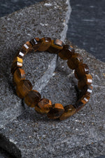 Sertifikalı Kaplan Gözü Geniş Kesim Doğal Taş Bileklik