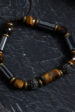 Sertifikalı Kaplan Gözü ve Hematit Doğal Taş Bileklik