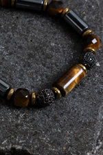 Sertifikalı Kaplan Gözü ve Hematit Doğal Taş Bileklik