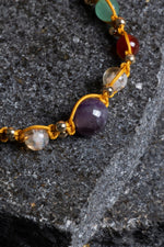 Sertifikalı  Doğal Taş Makrome Bileklik-Koç Burcu