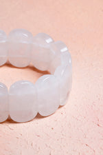 Sertifikalı Kristal Kuvars Geniş Kesim Doğal Taş Bileklik