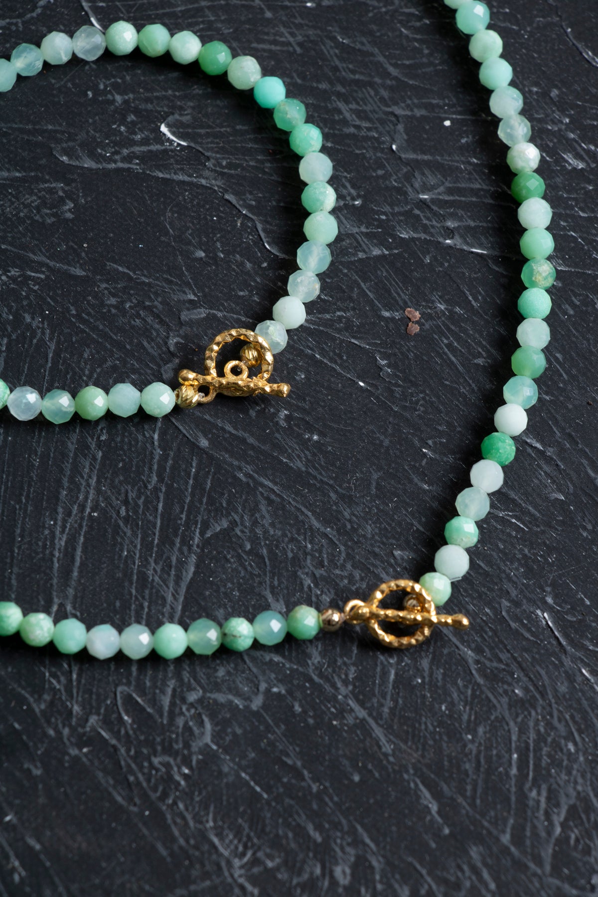 Sertifikalı Krizopras Altın Kaplama Gümüş Aparat Doğal Taş Set