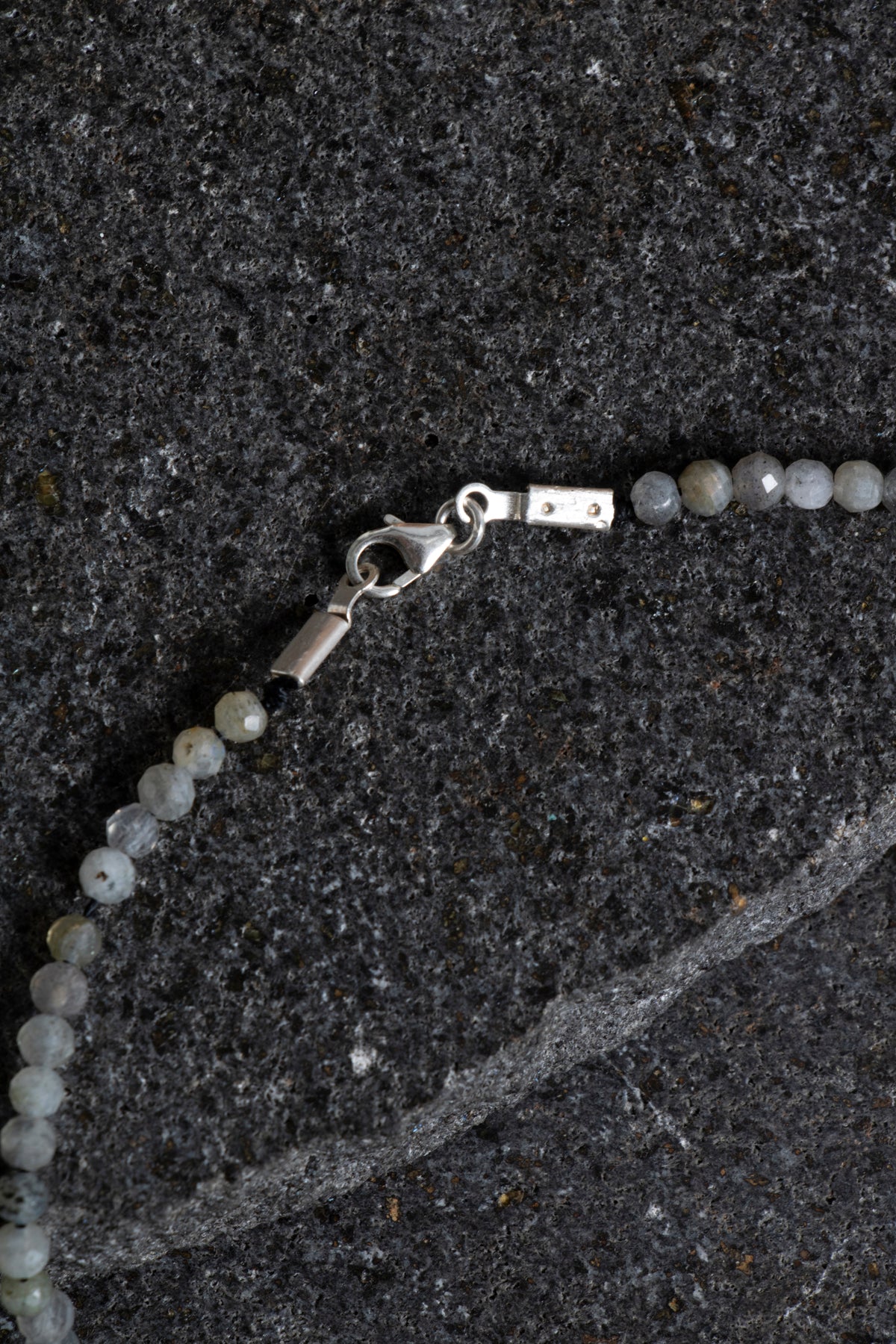 Sertifikalı Labradorit Doğaltaş Kolyey