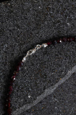 Sertifikalı Lal Fasetli Doğal Taş Kolye 