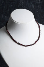 Sertifikalı Lal Fasetli Doğal Taş Kolye 