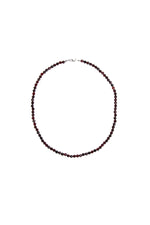 Sertifikalı Lal Fasetli Doğal Taş Kolye 