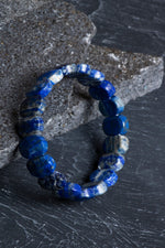 Sertifikalı Lapis Lazuli Geniş Kesim Doğal Taş Bileklik