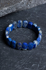 Sertifikalı Lapis Lazuli Geniş Kesim Doğal Taş Bileklik