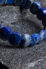 Sertifikalı Lapis Lazuli Geniş Kesim Doğal Taş Bileklik