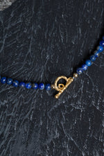 Sertifikalı Lapis Lazuli Gümüş Kapama Doğal Taş Kolye