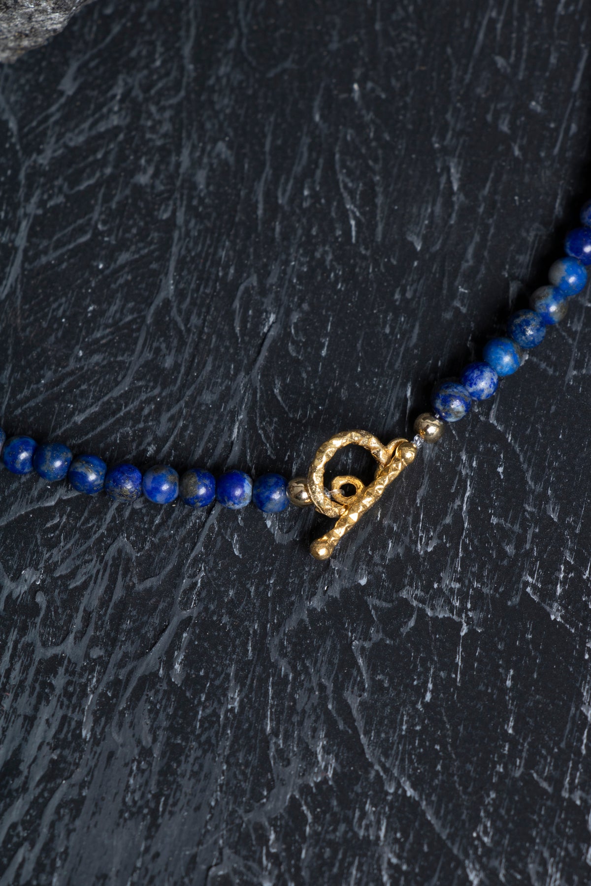 Sertifikalı Lapis Lazuli Gümüş Kapama Doğal Taş Kolye