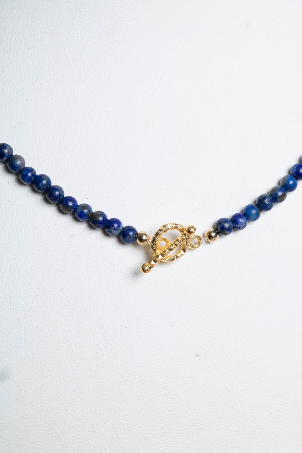 Sertifikalı Lapis Lazuli Gümüş Kapama Doğal Taş Kolye