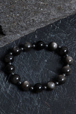 Sertifikalı Obsidyen, Hematit Doğal Taş Bileklik