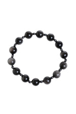 Sertifikalı Obsidyen, Hematit Doğal Taş Bileklik