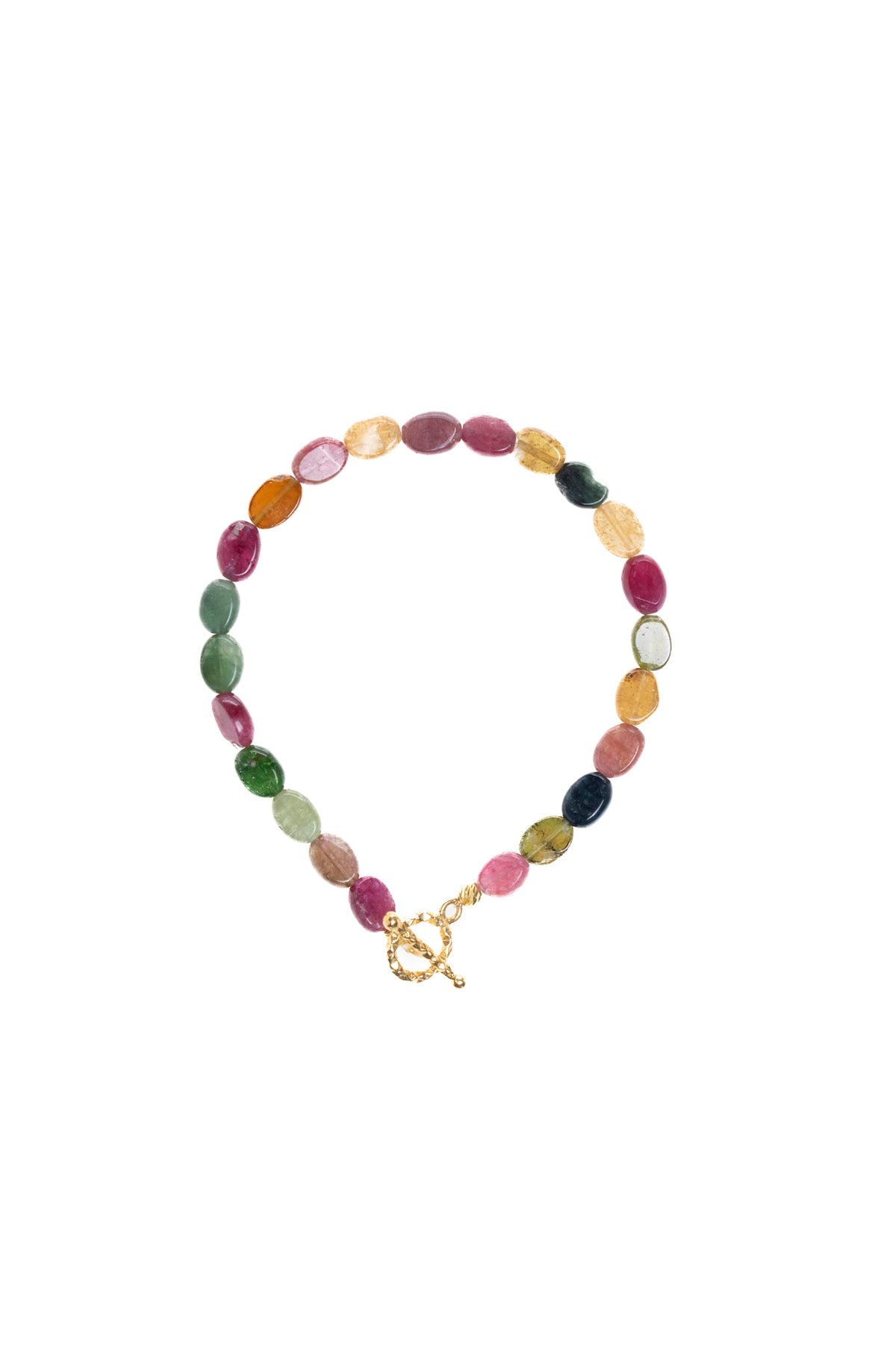 Sertifikalı Özel Kesim Turmalin  Altın Kaplama Gümüş Aparat Doğal Taş Bileklik