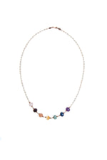 Sertifikalı Pembe Kuvars, Lal, Amazonit, Sitrin, Ametist, Güneş Taşı, Lapis, İnci Doğal Taş Kolye 