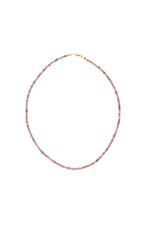 Sertifikalı Rodokrozit, Turkuaz Gümüş Kapama Doğal Taş Kolye