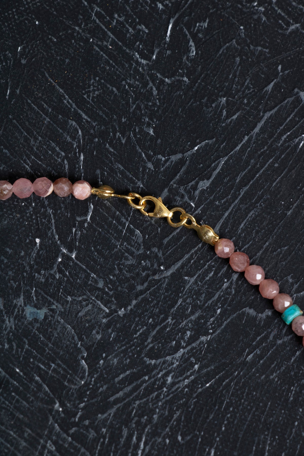 Sertifikalı Rodokrozit, Turkuaz Gümüş Kapama Doğal Taş Set