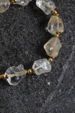 Sertifikalı Sitrin Naturel Doğal Taş Makrome Bileklik