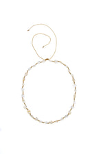 Sertifikalı Sitrin Naturel Doğal Taş Makrome Kolye